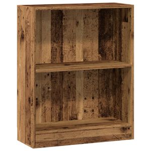 vidaXL Knihovna old wood 60 x 24 x 76 cm kompozitn&iacute; dřevo