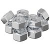 vidaXL Hex ka&scaron;tanov&eacute; matice 12 pcs Stř&iacute;brn&aacute; m8 Kov