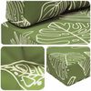 vidaXL Venkovn&iacute; pol&scaron;t&aacute;ř na pohovku 2 pcs Listov&yacute; design Polyester