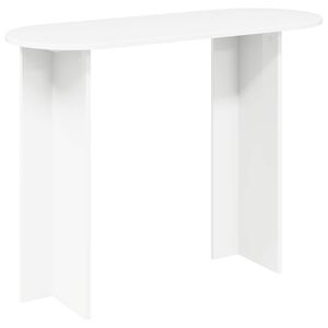 vidaXL Konzolov&yacute; stolek B&iacute;l&aacute; 100 x 39,5 x 75 cm Kompozitn&iacute; dřevo