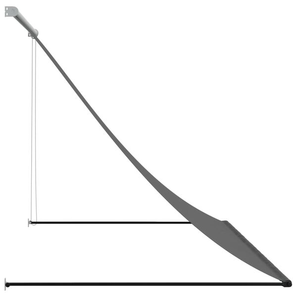 vidaXL Zatahovac&iacute; mark&yacute;za antracitov&aacute; 200 x 150 cm textil a ocel