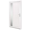 vidaXL Vchodov&eacute; dveře b&iacute;l&eacute; 108 x 208 cm PVC