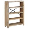 vidaXL Knihovna se 4 policemi 80 x 30 x 110 cm masivn&iacute; ak&aacute;ciov&eacute; dřevo