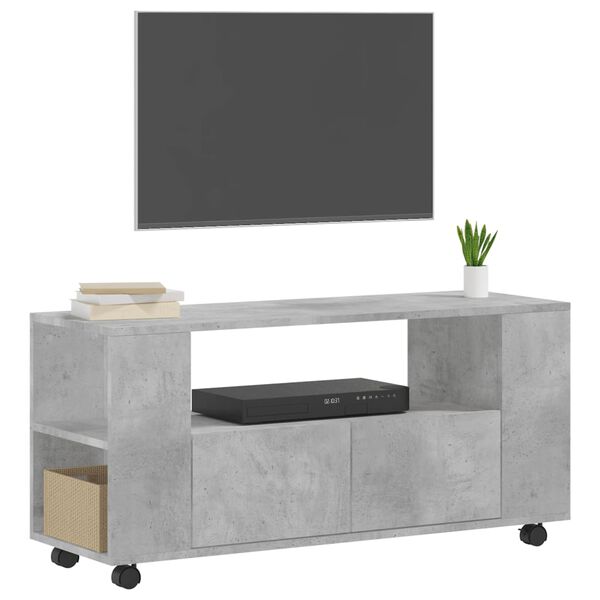 vidaXL TV skříňka betonově šedá 102 x 34,5 x 43 cm kompozitní dřevo