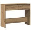 vidaXL Konzolov&yacute; stolek dub artisan 100x35x76,5 cm kompozitn&iacute; dřevo