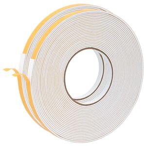 vidaXL Samolepic&iacute; pěnov&aacute; p&aacute;ska 2 ks B&iacute;l&aacute; 10mm x 10m Pěna CR