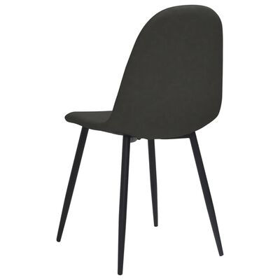 vidaXL Jídelní židle 2 ks 45 x 53,5 x 83 cm černé umělá kůže