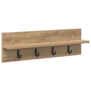 vidaXL N&aacute;stěnn&yacute; vě&scaron;&aacute;k na kab&aacute;ty Artisanov&yacute; dub 60 x 10,5 x 18 cm