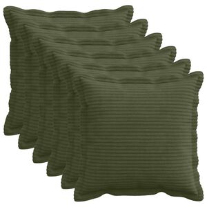 vidaXL Povlak na pol&scaron;t&aacute;ř 6 ks HOUTEN Zelen&aacute; 30 x 30 cm man&scaron;estr