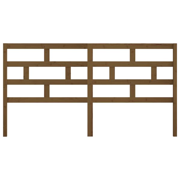 vidaXL Čelo postele medově hněd&eacute; 206 x 4 x 100 cm masivn&iacute; borovice