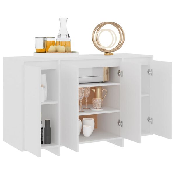 vidaXL Příborník bílý 120 x 41 x 75 cm dřevotříska