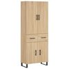 vidaXL Skř&iacute;ň highboard dub sonoma 69,5 x 34 x 180 cm kompozitn&iacute; dřevo