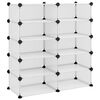 vidaXL Botn&iacute;k průhledn&yacute; 84 x 32 x 88,5 cm PP