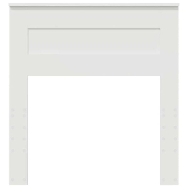 vidaXL Čelo postele s čelo B&iacute;l&aacute; 90 cm Kompozitn&iacute; dřevo