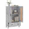 vidaXL Skř&iacute;ň highboard betonově &scaron;ed&aacute; 69,5x31x115 cm kompozitn&iacute; dřevo