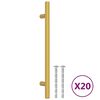 vidaXL N&aacute;bytkov&eacute; &uacute;chytky 20 ks zlat&eacute; 160 mm nerezov&aacute; ocel