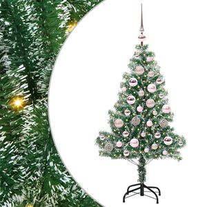 vidaXL Uměl&yacute; v&aacute;nočn&iacute; stromeček se sněhem a LED osvětlen&iacute;m 120 cm