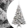 vidaXL Uměl&yacute; v&aacute;nočn&iacute; stromek s baňkami 120 cm 150 LED Tepl&aacute; b&iacute;l&aacute;