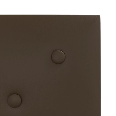 vidaXL Nástěnné panely 12 ks hnědé 30 x 30 cm umělá kůže 1,08 m²