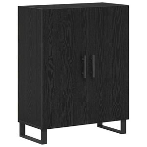 vidaXL Serv&iacute;rovac&iacute; skř&iacute;ň Čern&yacute; dub 69,5 x 34 x 90 cm kompozitn&iacute; dřevo