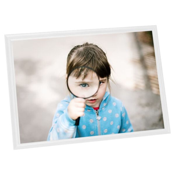 vidaXL Fotor&aacute;mečky kol&aacute;ž 3 ks na stůl b&iacute;l&eacute; 15 x 21 cm MDF