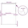 vidaXL Sprchov&aacute; roleta s kazetou 160x240 cm &Scaron;&iacute;řka l&aacute;tky 156 cm