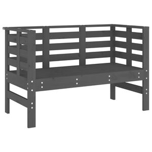 vidaXL Zahradn&iacute; lavice &scaron;ed&aacute; 111,5 x 53 x 71 cm masivn&iacute; borov&eacute; dřevo