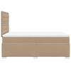 vidaXL Box spring postel s matrac&iacute; cappuccino 120x190 cm uměl&aacute; kůže