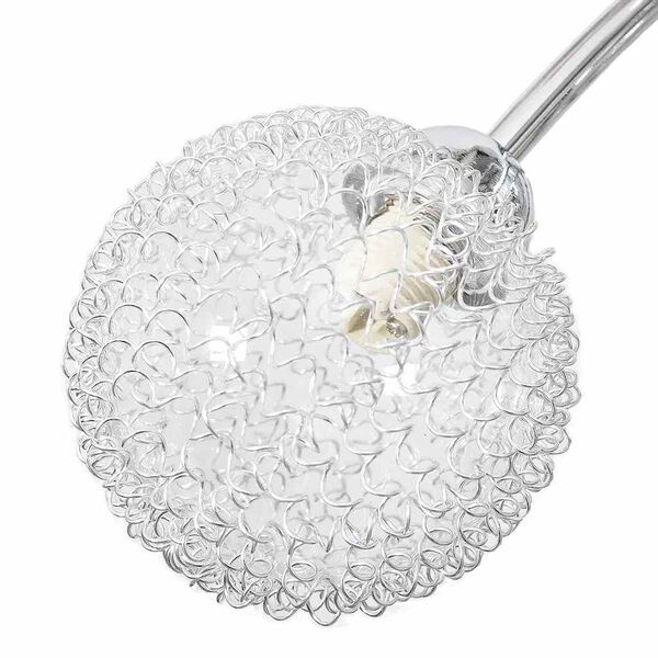 Stropn&iacute; sv&iacute;tidlo se st&iacute;nidly z dr&aacute;těn&eacute; s&iacute;tě, na 4 ž&aacute;rovky G9