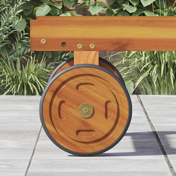 vidaXL Prostorov&aacute; kola s kolem 2 pcs Hněd&aacute; 20,5 x 20,5 x 2 cm