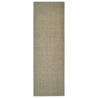vidaXL Sisalový koberec pro škrabací sloupek taupe 66 x 200 cm