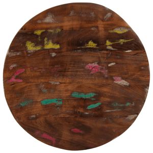 vidaXL Stoln&iacute; deska &Oslash; 40 x 3,8 cm kulat&aacute; masivn&iacute; recyklovan&eacute; dřevo