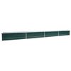 vidaXL Vyv&yacute;&scaron;en&yacute; z&aacute;hon pozinkovan&aacute; ocel 600 x 80 x 45 cm zelen&yacute;