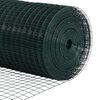 vidaXL Plot s sloupkem Zelen&aacute; 0,6 x 25 m Ocel a PVC