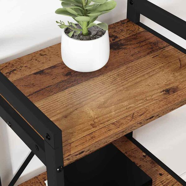 vidaXL Knihovna Star&eacute; dřevo 60 x 30 x 85 cm kompozitn&iacute; dřevo