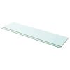 vidaXL Policov&eacute; desky 2 ks sklo čir&eacute; 100 x 25 cm