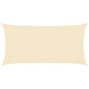 vidaXL Plachta proti slunci 160 g/m&sup2; kr&eacute;mov&aacute; 3 x 6 m HDPE