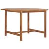 vidaXL Zahradn&iacute; j&iacute;deln&iacute; stůl 110 x 110 x 75 cm masivn&iacute; teak