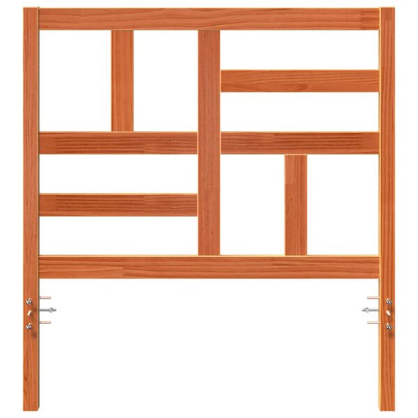 vidaXL Čeln&iacute; deska postele s čelo Voskově hněd&aacute; 105,5 x 4 x 104 cm