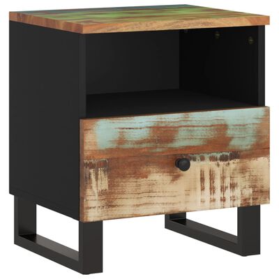 vidaXL Noční stolek masivní recyklované dřevo a kompozitní dřevo