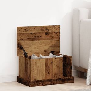 vidaXL &Uacute;ložn&yacute; box old wood 30 x 50 x 28 cm kompozitn&iacute; dřevo