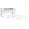 vidaXL Čelo postele s úložným prostorem bílé 120 cm masivní borovice