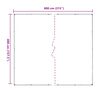 vidaXL Plachta Transparentn&iacute; 4 x 8 m PVC