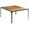 vidaXL J&iacute;deln&iacute; stůl 140 x 140 x 76 cm masivn&iacute; mangovn&iacute;kov&eacute; dřevo