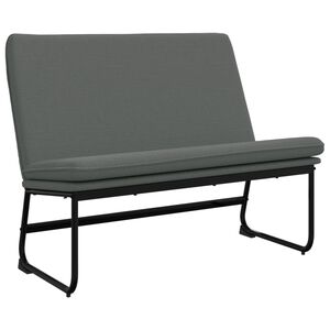 vidaXL Lavice tmavě &scaron;ed&aacute; 100 x 75 x 76 cm textil