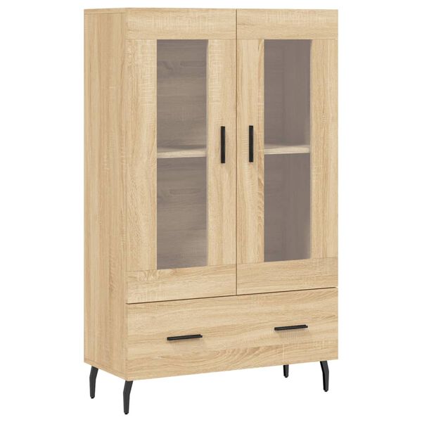 vidaXL Skř&iacute;ň highboard dub sonoma 69,5 x 31 x 115 cm kompozitn&iacute; dřevo