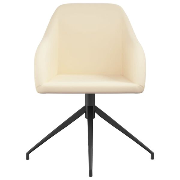 vidaXL J&iacute;deln&iacute; židle 4 ks kr&eacute;mov&eacute; samet