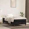vidaXL Ta&scaron;tičkov&aacute; matrace středn&iacute; tvrdost čern&aacute; 90 x 210 x 20 cm samet