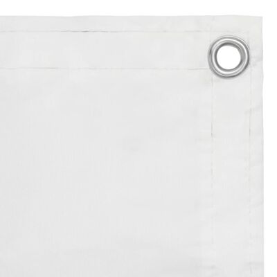 vidaXL Balkónová zástěna bílá 90 x 300 cm oxfordská látka