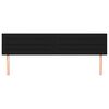 vidaXL Čela postele čern&aacute; 200x5x78/88 cm l&aacute;tka
